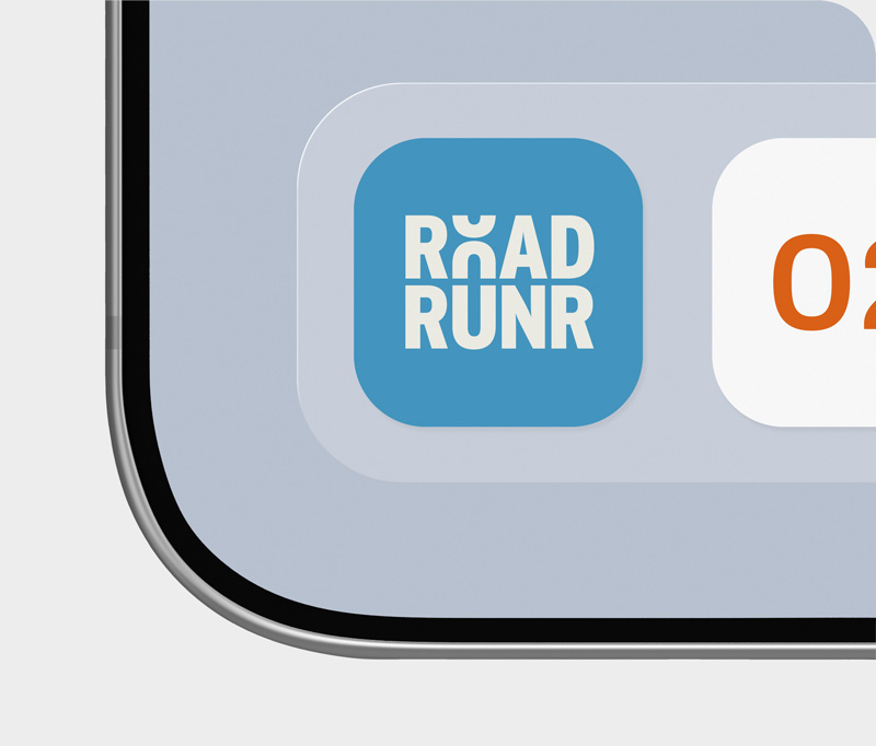RoadRUNR app icon on phone home screen
